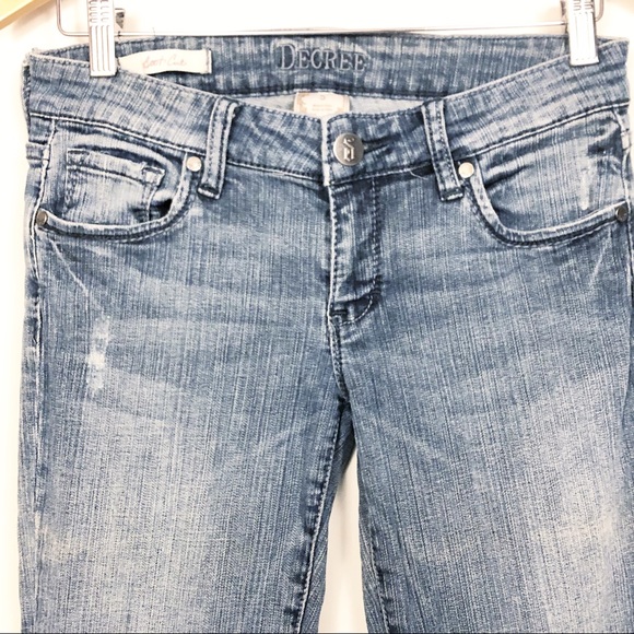 Decree Light Wash Mid Rise Boot Cut Jeans 5 - Picture 3 of 8